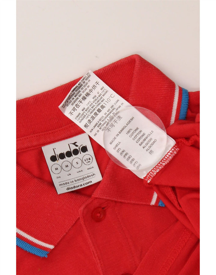 Diadora muška polo majica srednje crvene pamučne boje