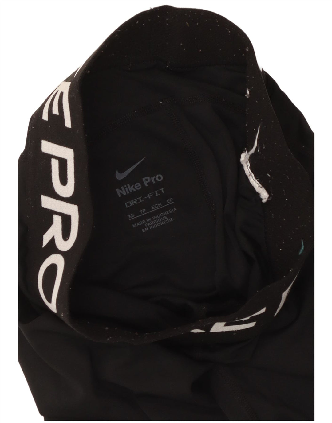 Nike ženske Dri Fit grafičke tajice UK 4 XS crne