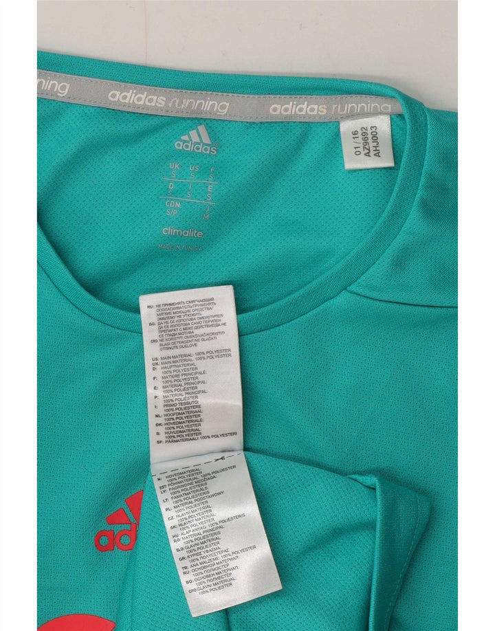 Adidas muška majica Climalite Graphic T-Shirt Mali mali tirkizni poliester