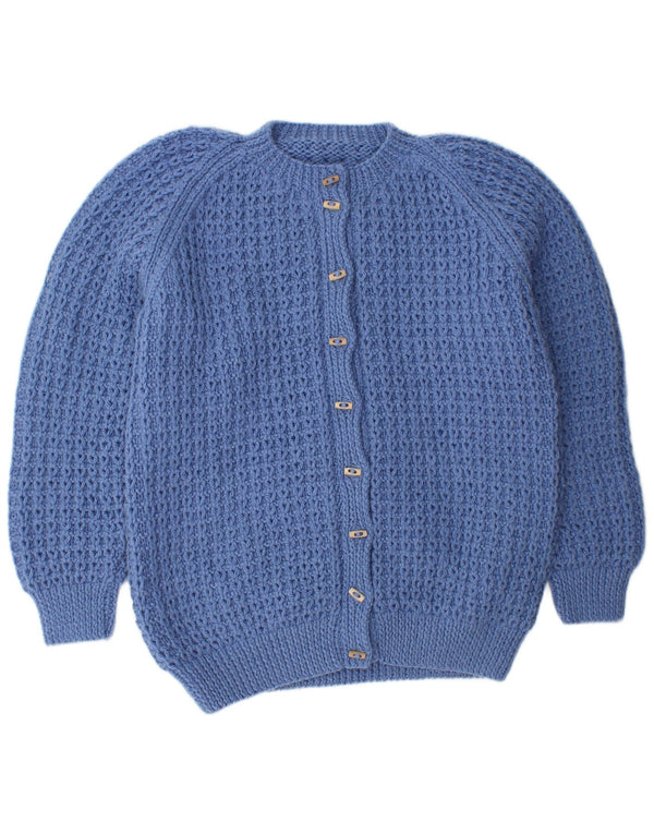 VINTAGE ženski kardigan pulover UK 16 Large Blue