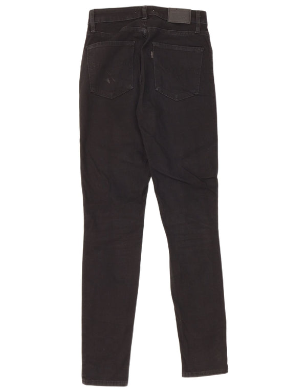 Levi's ženske uske traperice visokog struka 721 W26 L30 crni pamuk