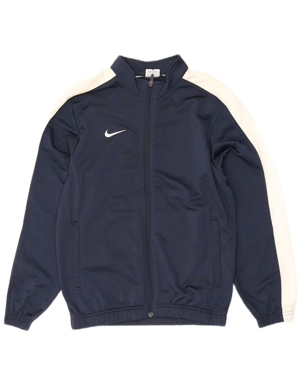 Nike Boys Trenirka Gornja jakna 12-13 Years Large Navy Blue Colourblock