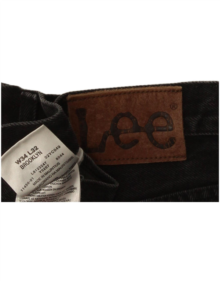 Lee Mens Brooklyn Capri Jeans W34 L23 Sivi pamuk