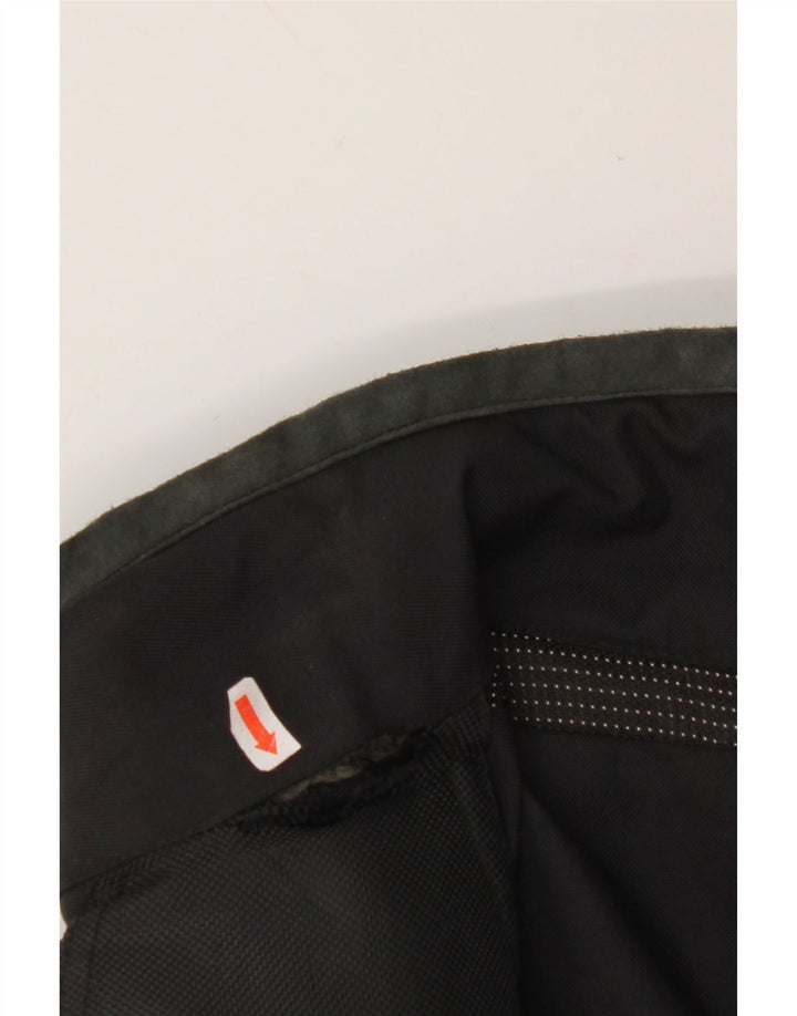 BIEFFE Mens Biker Jacket UK 44 2XL Black