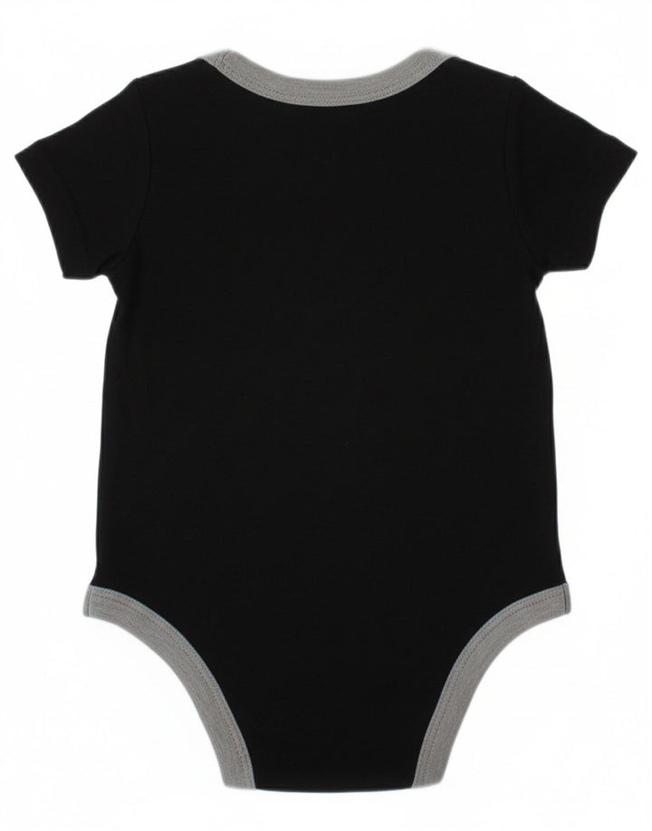 NIKE Baby Boys Graphic Playsuit 3-6 Months Black Cotton
