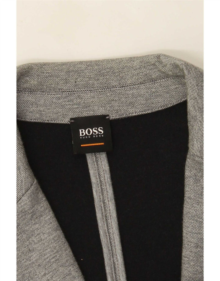 Hugo Boss muška jakna sa 2 gumba UK 40 Large Grey Cotton