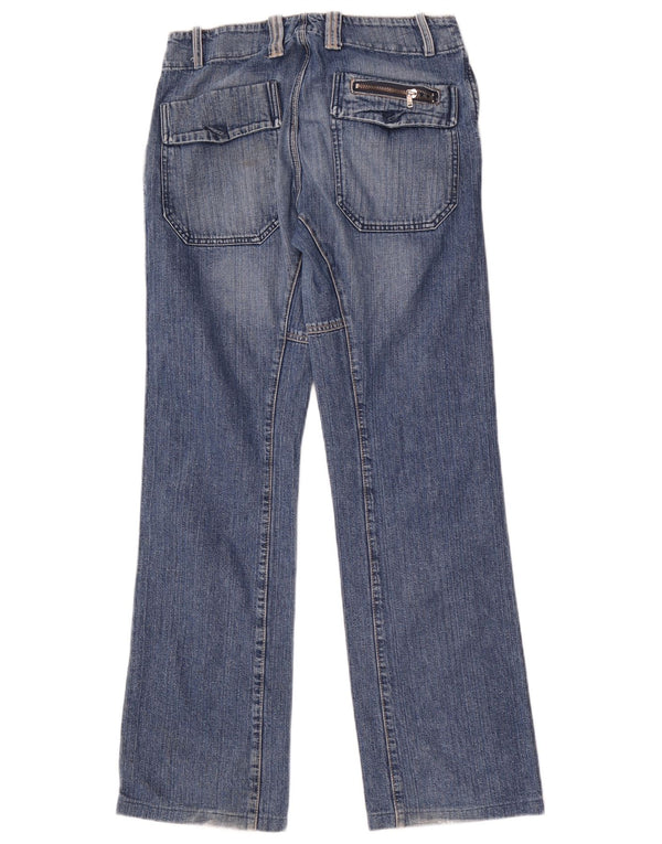 Diesel Mens Bootcut Jeans W30 L32 Blue Cotton