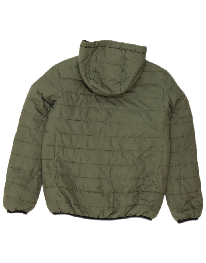 Quiksilver dvokrevetna podstavljena jakna s kapuljačom za dječake 11-12 godina srednje boje kaki