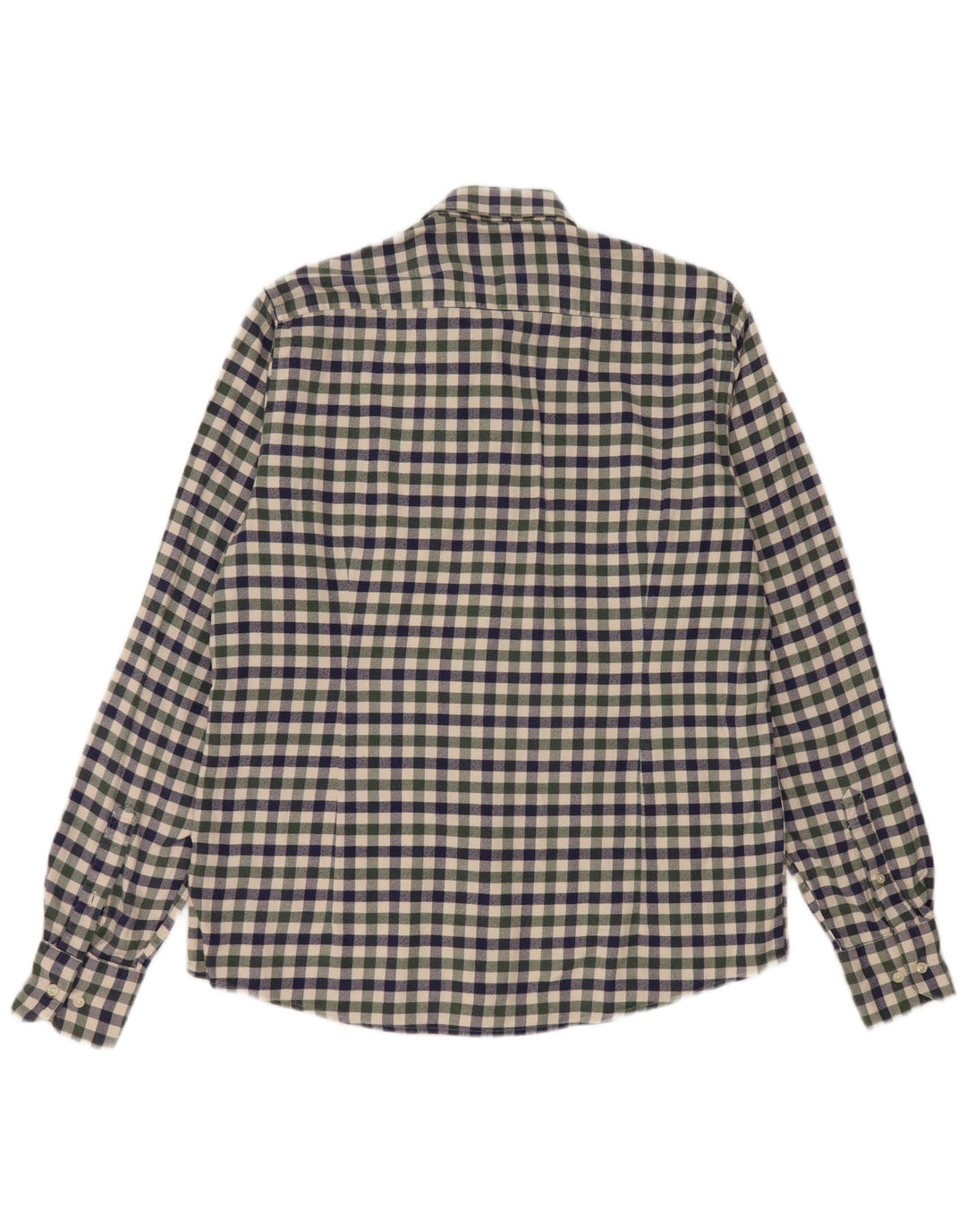 Barbour muška flanelska košulja kroja srednje plave boje od gingham pamuka