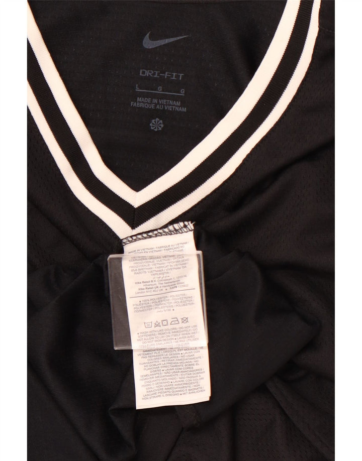 NIKE muški Dri Fit prsluk Veliki crni poliester