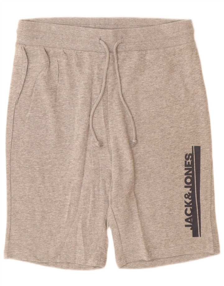 Jack & Jones muške kratke sportske kratke hlače s grafičkim motivima, mali sivi pamuk