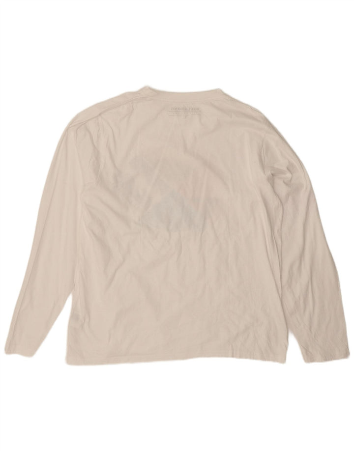Billabong muška grafička majica dugih rukava XL bijeli pamuk