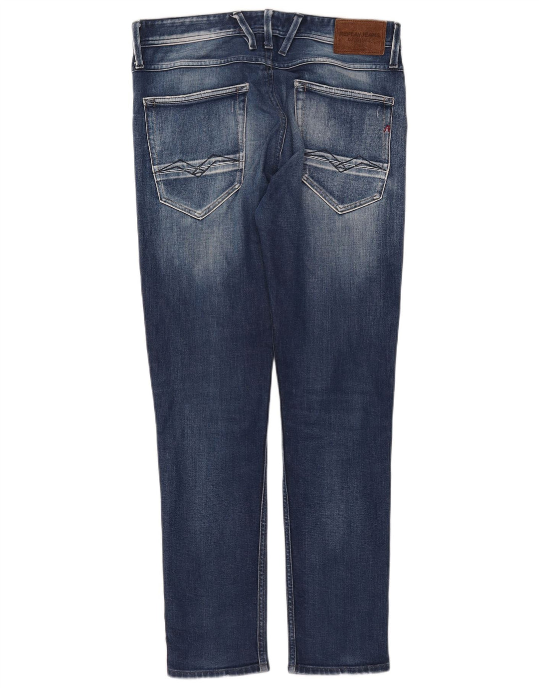 Replay Ženske Anbass Distressed Slim Jeans W33 L30 Plave