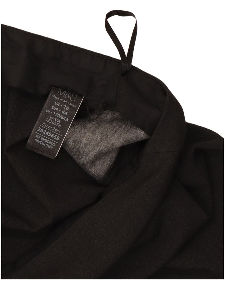 Marks & Spencer ženska pencil suknja UK 16 Large W34 sivi poliester