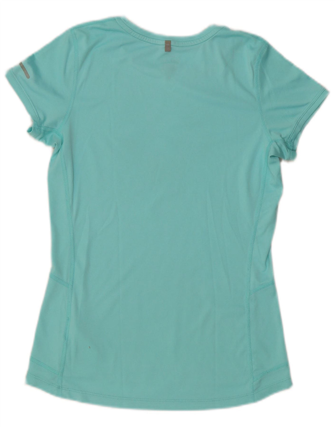 Nike Dri Fit T-Shirt Top UK 10 Mali tirkizni poliester