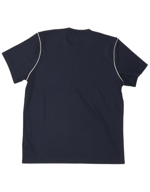 Nike muška majica Dri Fit Slim Fit XL tamnoplavi poliester