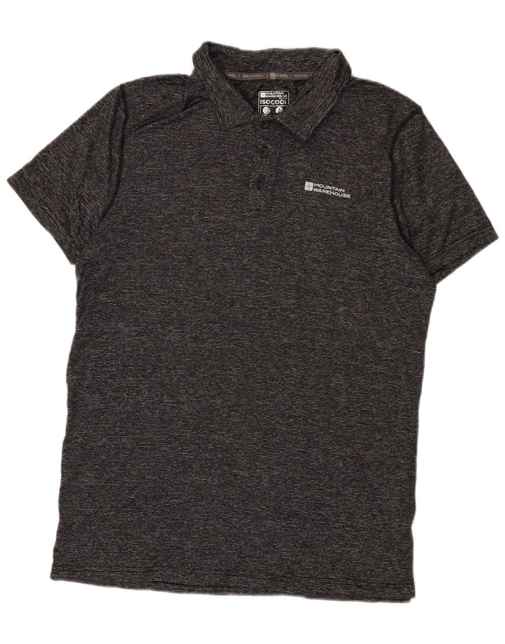 Mountain Warehouse Muška IsoCool polo majica Srednje sivi pjegavi poliamid