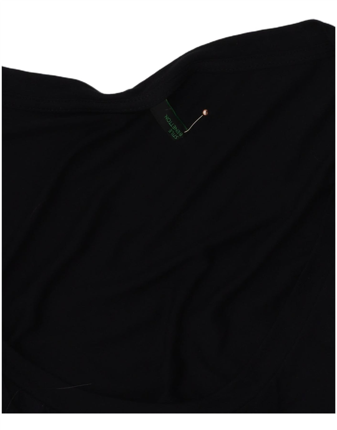 BENETTON ženska haljina dugih rukava na pomak UK 14 srednje tamnoplava