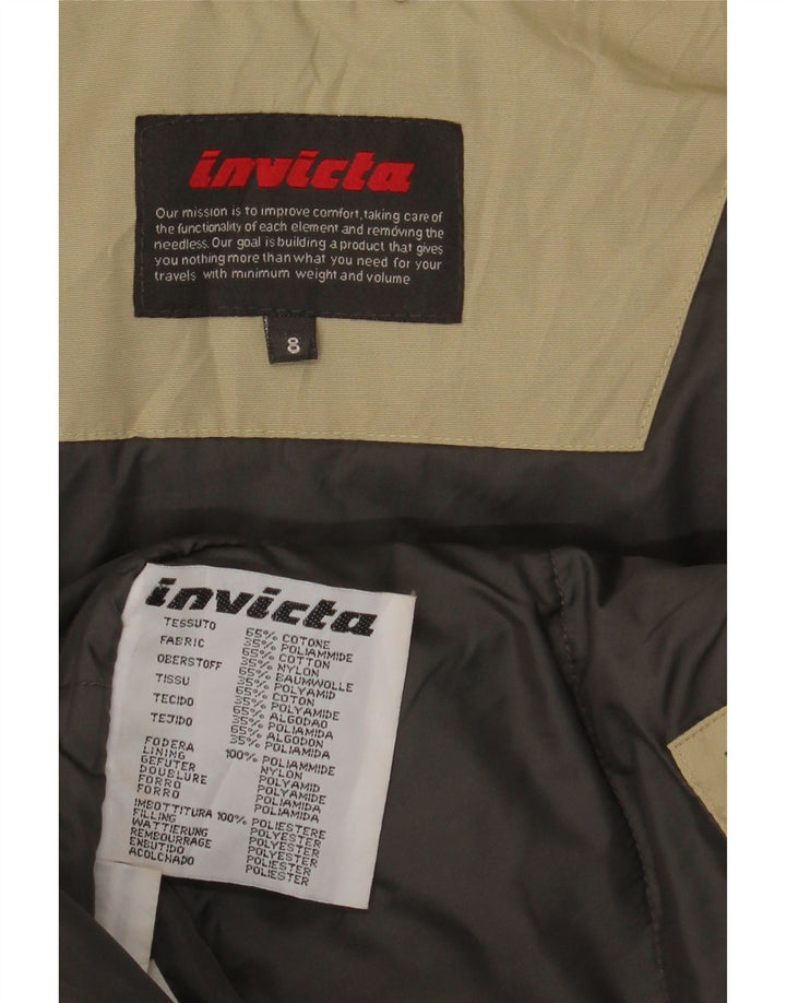 Invicta Ženska podstavljena jakna 3/4 rukava UK 8 Mala bež pamuk
