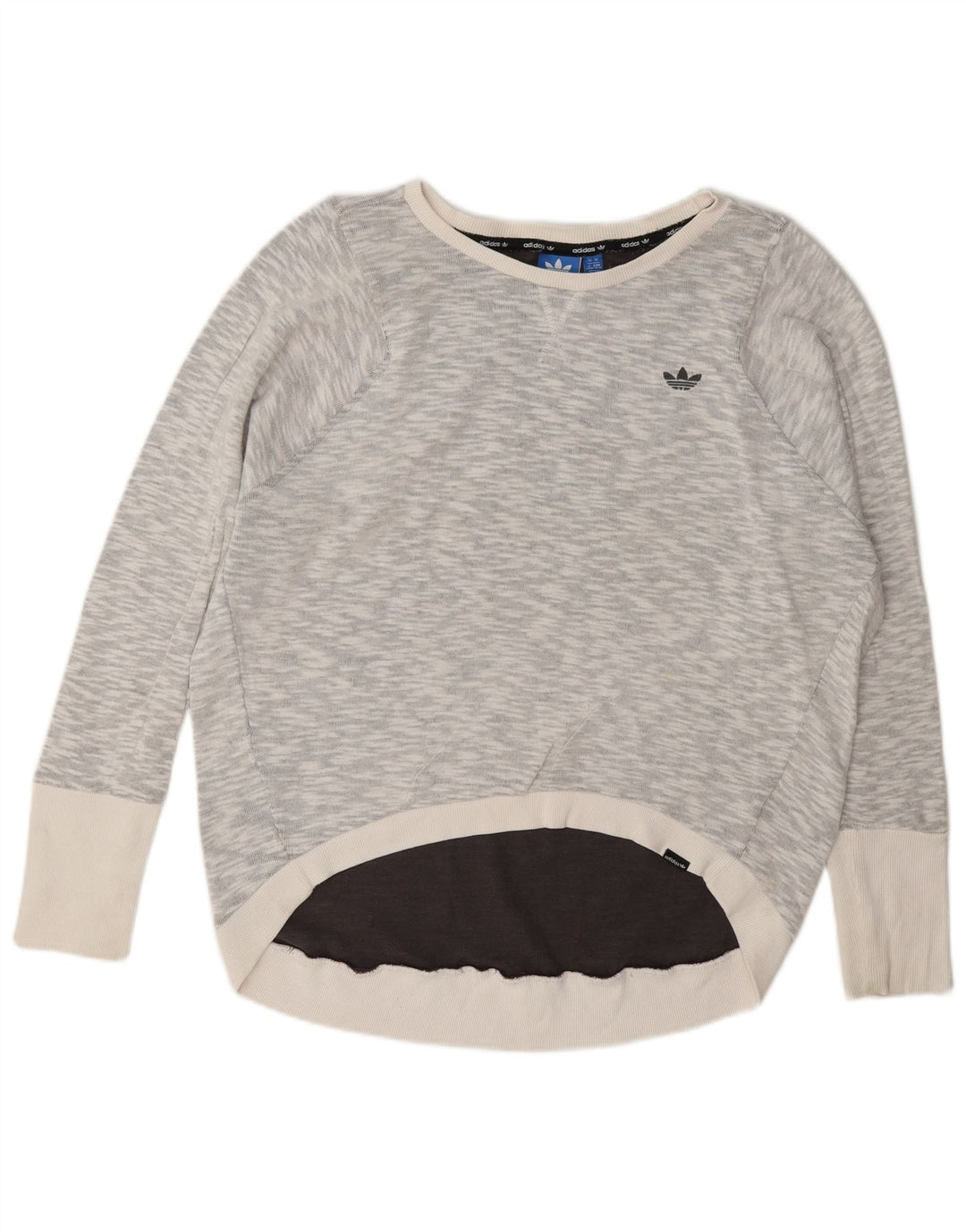 Adidas ženska majica s motivima prekomjerne majice UK 14 Large Grey Flected