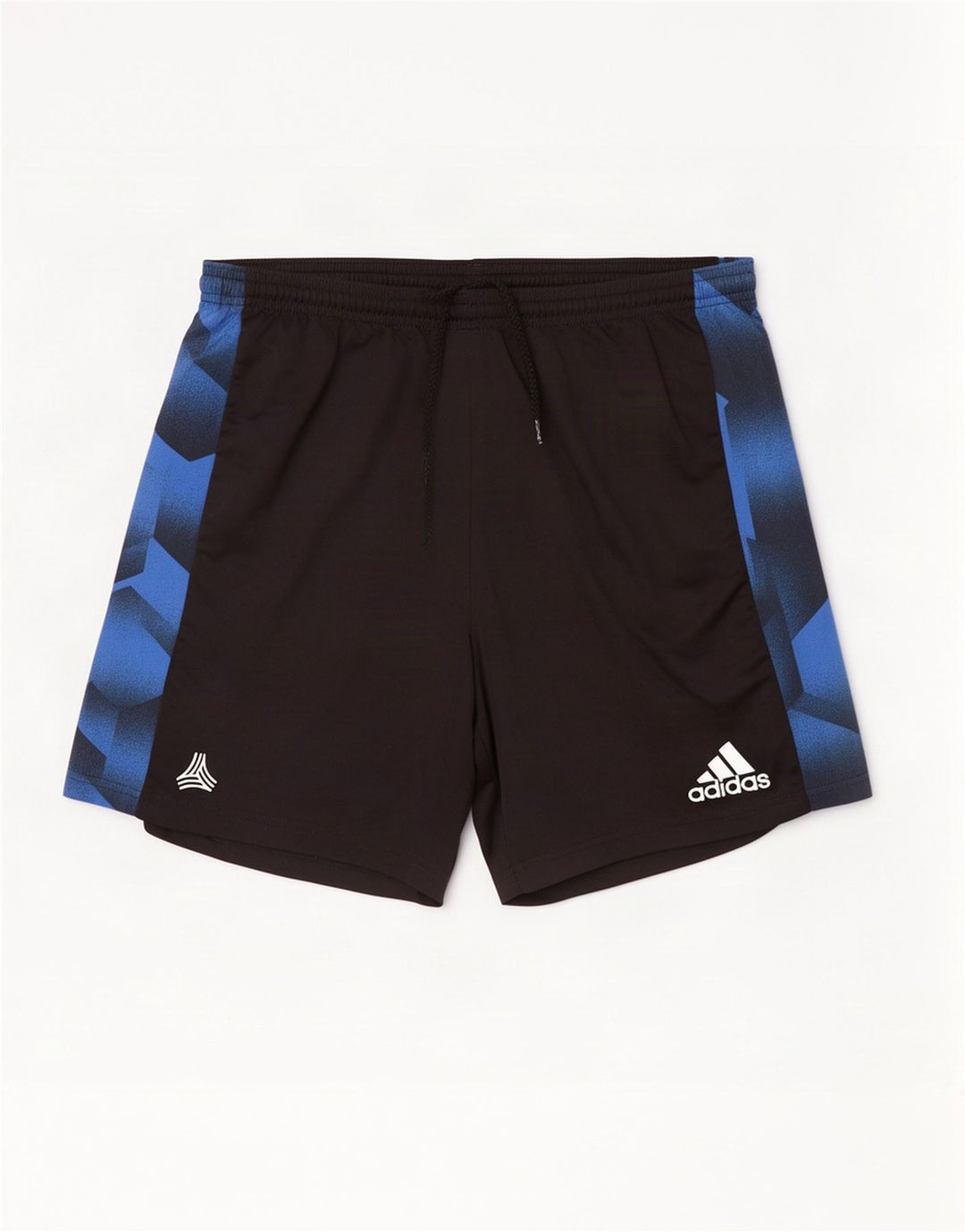 Adidas muške sportske kratke hlače Climalite srednje crne geometrijske poliesterske boje