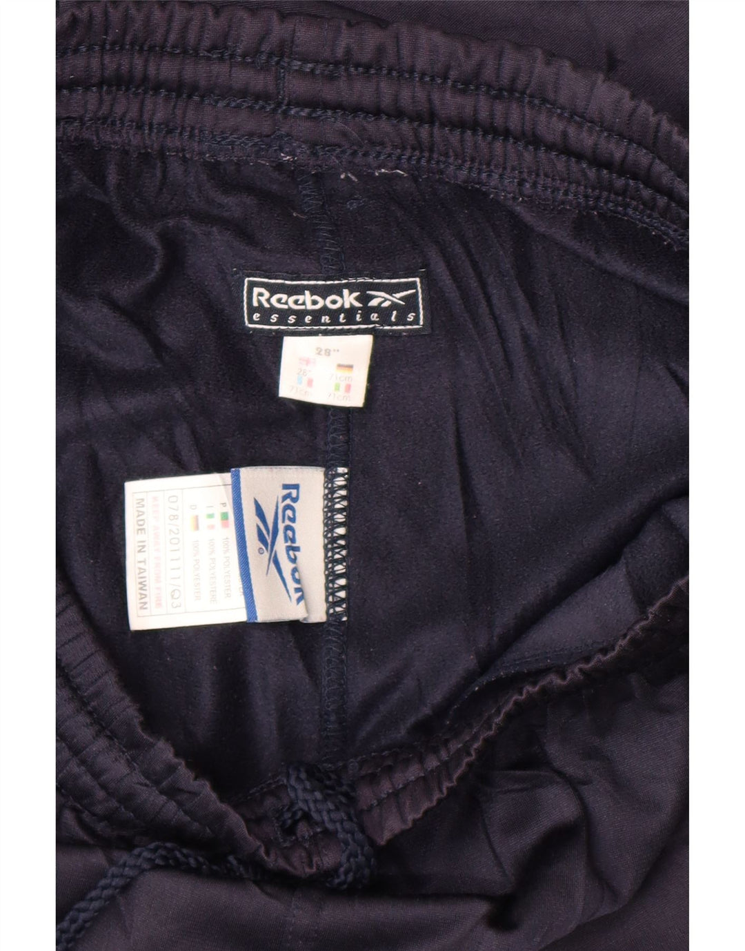 Hlače Reebok Trenirka za dječake 13-14 godina mornarsko plave poliesterske