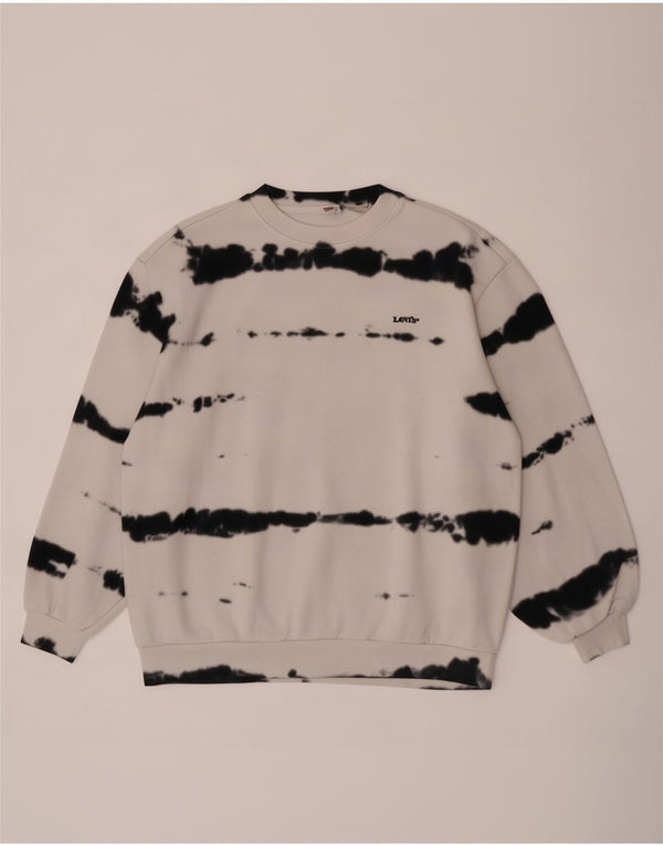 Levi's muški džemper srednje veličine Off White Tie Dye pamuk