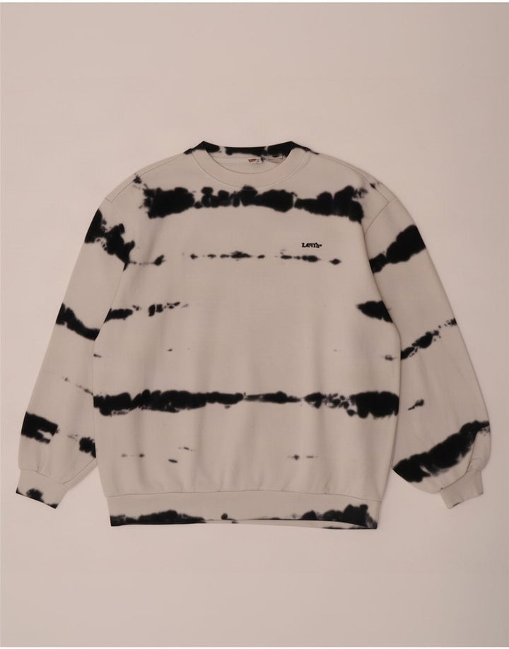 Levi's muški džemper srednje veličine Off White Tie Dye pamuk