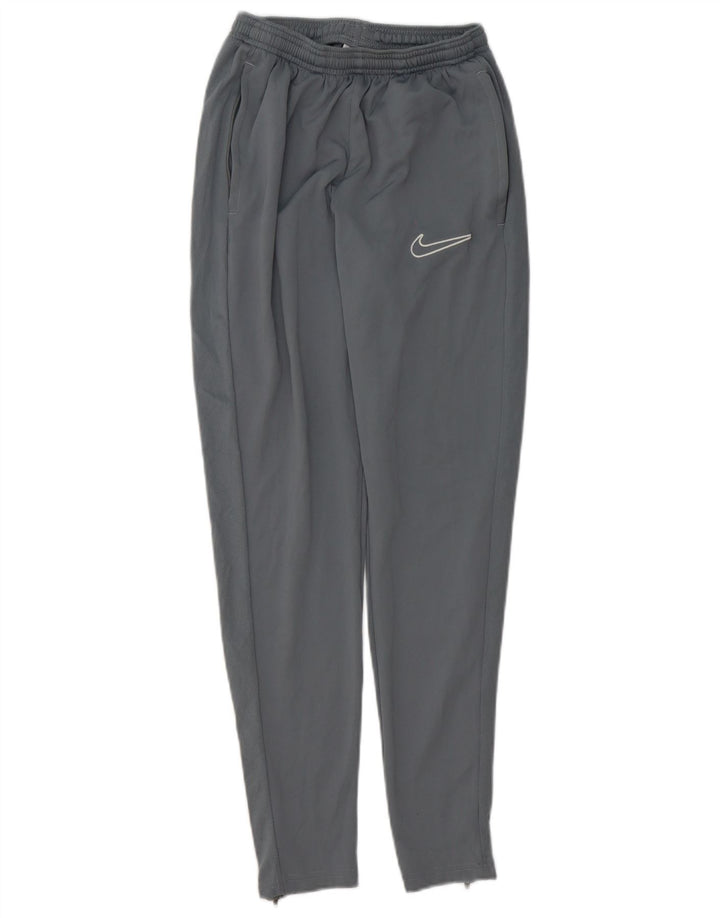 Nike muške Dri Fit hlače za trenirku Male sive poliesterske