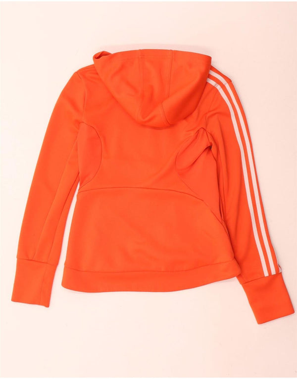 Adidas ženski džemper s kapuljačom Clima 365 UK 12 srednje narančasti poliester