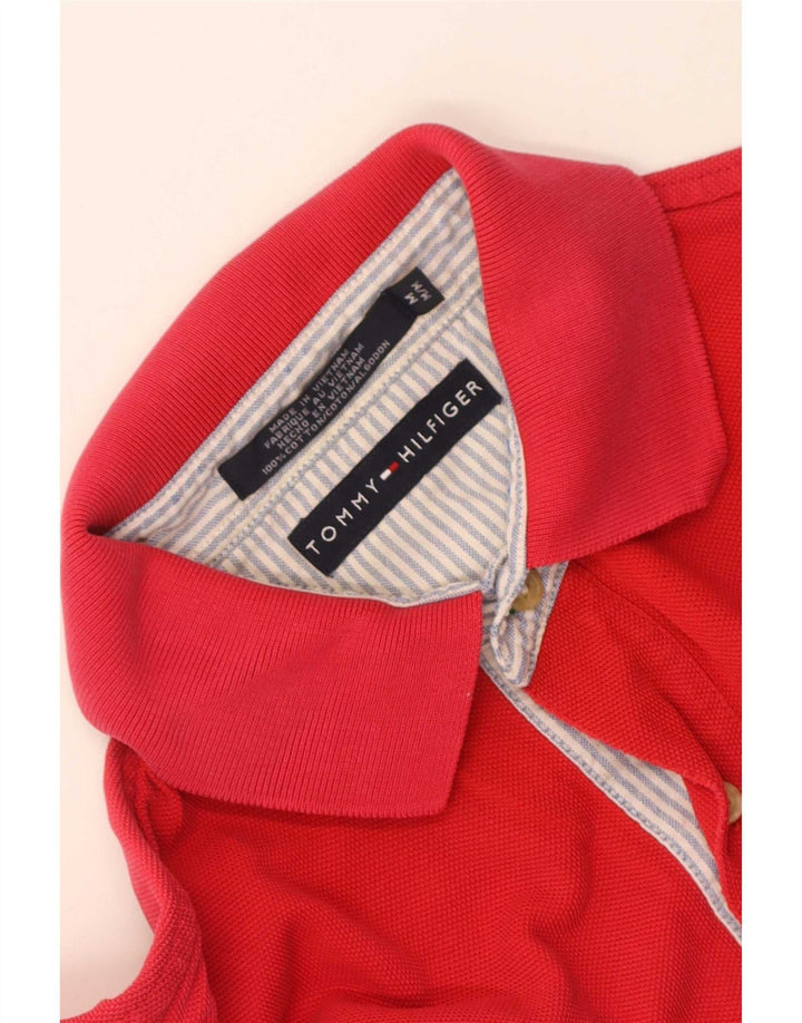 Tommy Hilfiger muška polo majica srednje crvene pamučne boje