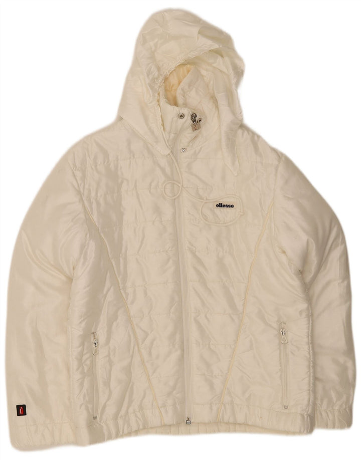 Ellesse ženska podstavljena jakna s kapuljačom IT 42 Medium Off White