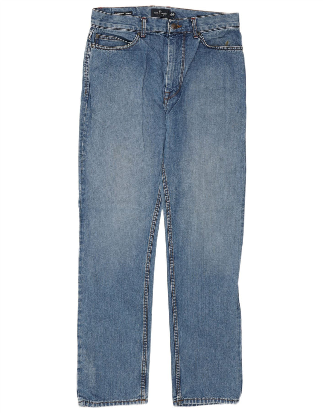 Marks & Spencer muške sužene traperice Blue Harbor W32 L31 plavi pamuk