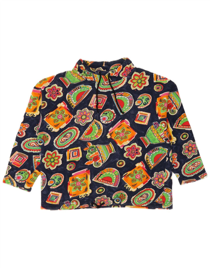 BENETTON Majica za djevojčice 11-12 godina, velika tamnoplava cvjetna