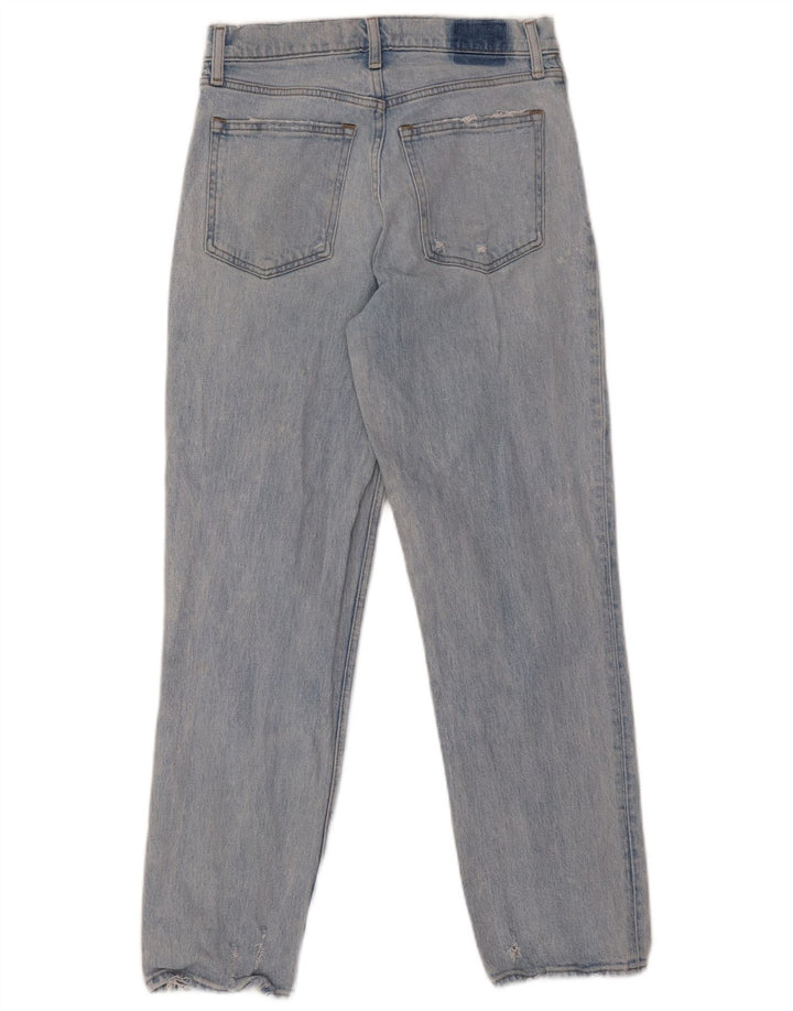 ABERCROMBIE & FITCH Ženske ravne traperice US 6 srednje W28 L27 plava