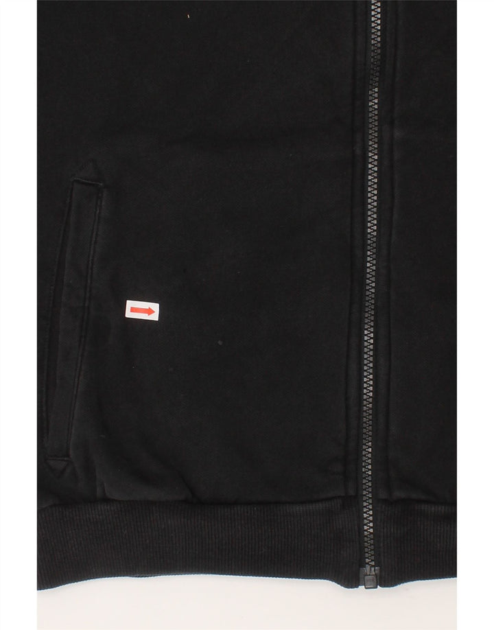 PUMA Boys Graphic Tracksuit Top Jacket 15-16 Years Black Colourblock Vintage Puma and Second-Hand Puma from Messina Hembry 