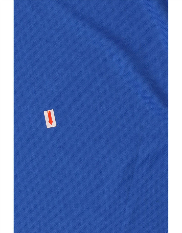 Adidas ženska majica kratkih rukava Climalite UK 12/14 srednje plavi poliester