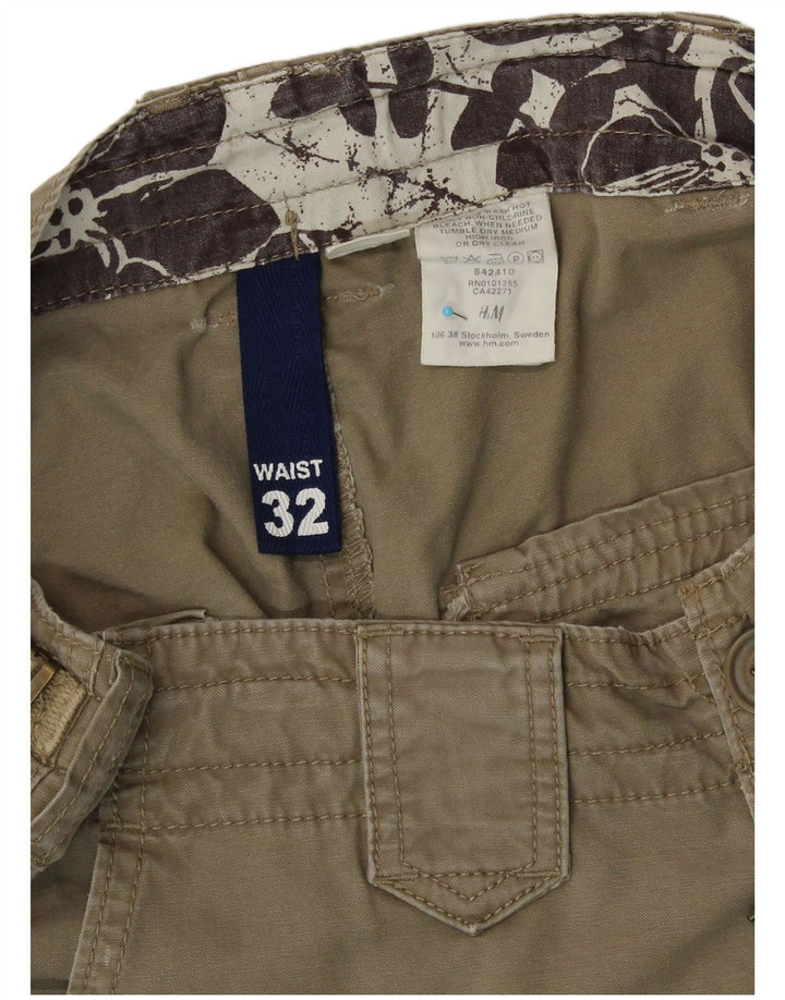 H&M muške kargo kratke hlače W32 srednje boje boje