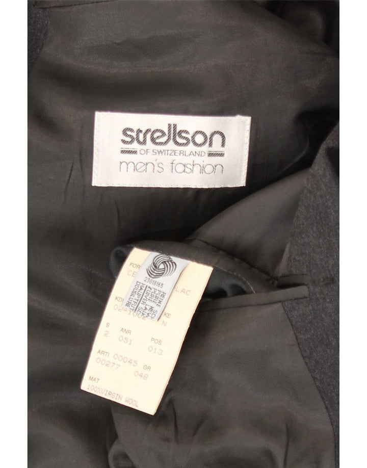 Strellson muška jakna s dvostrukim kopčanjem IT 48 srednje siva vuna
