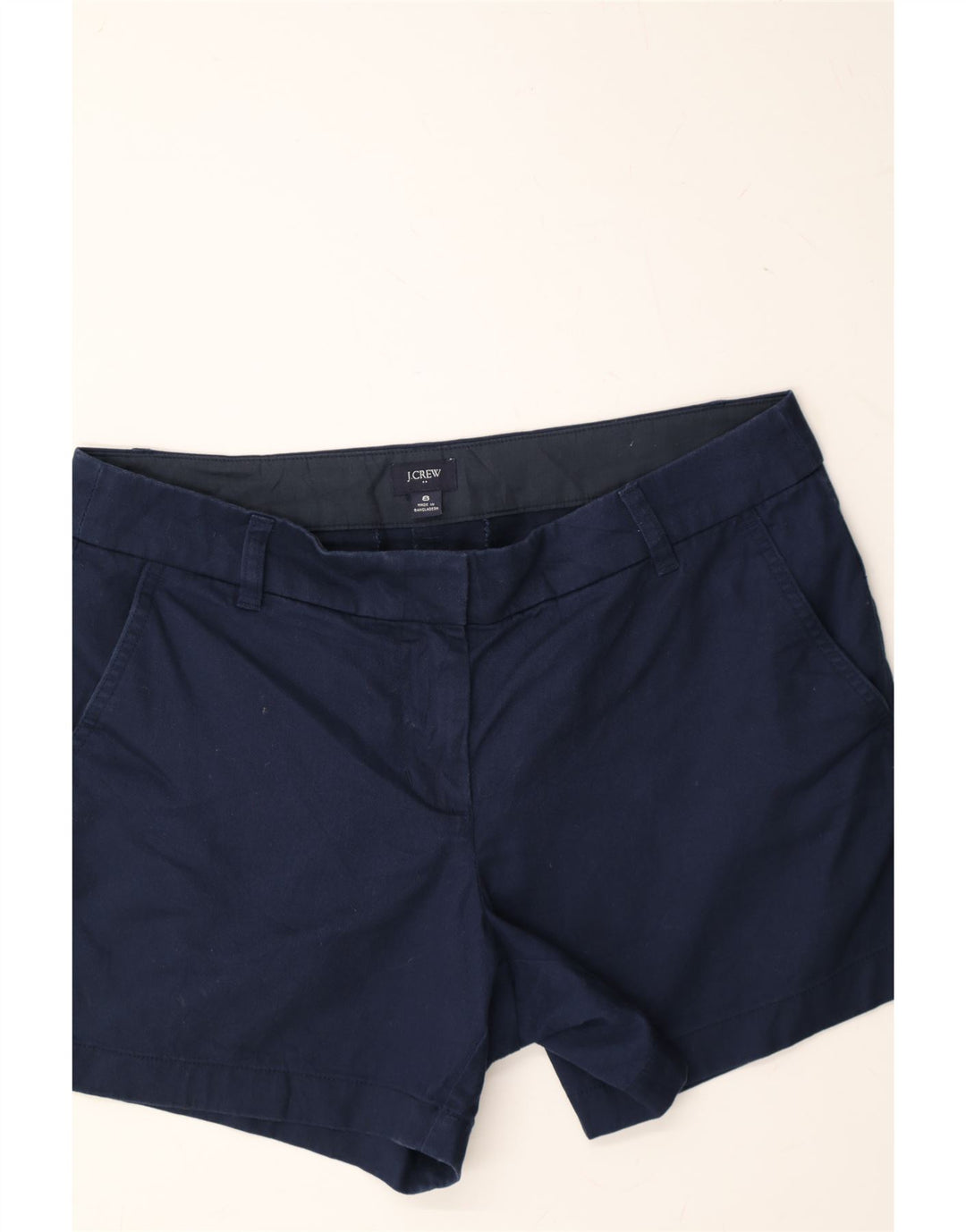 J. CREW Womens Chino Shorts US 8 Medium W30  Navy Blue Cotton Vintage J. Crew and Second-Hand J. Crew from Messina Hembry 