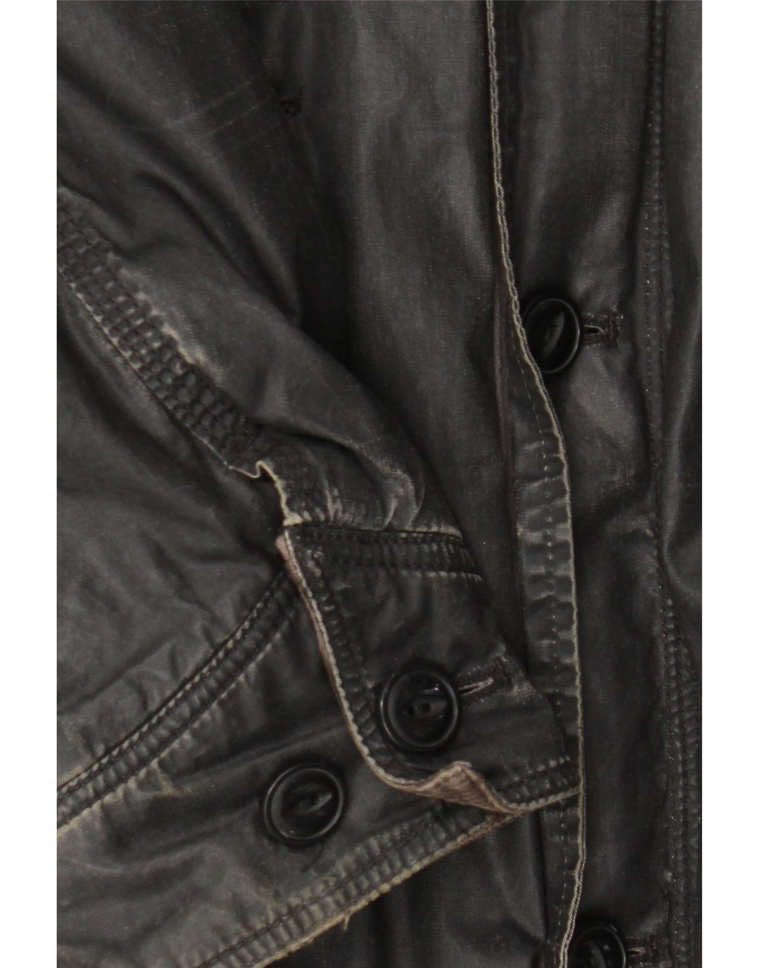 Levi's muška vojna jakna UK 40 veliki crni pamuk