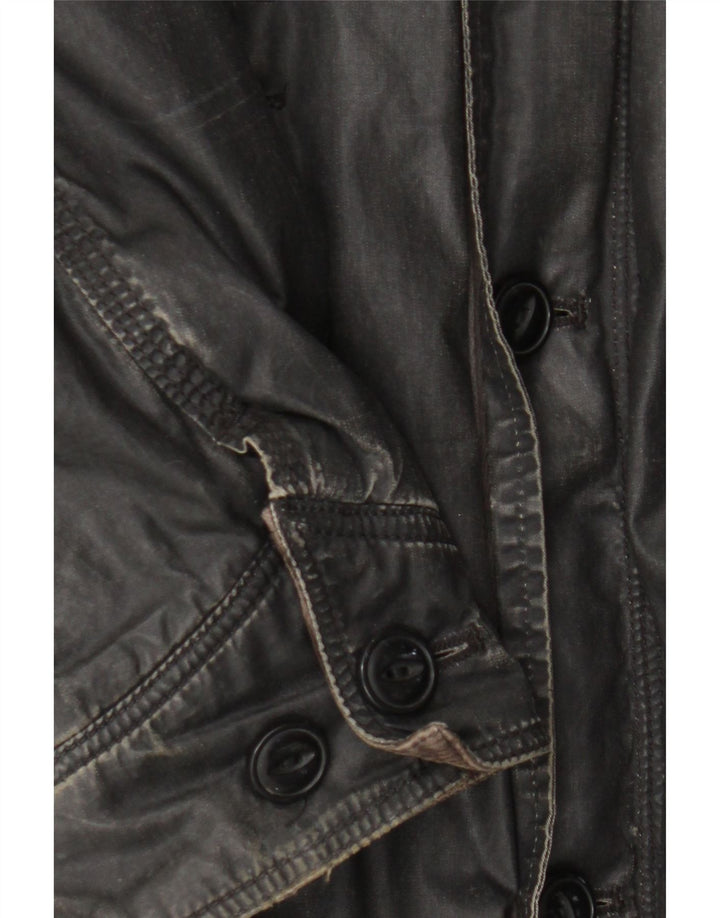 Levi's muška vojna jakna UK 40 veliki crni pamuk