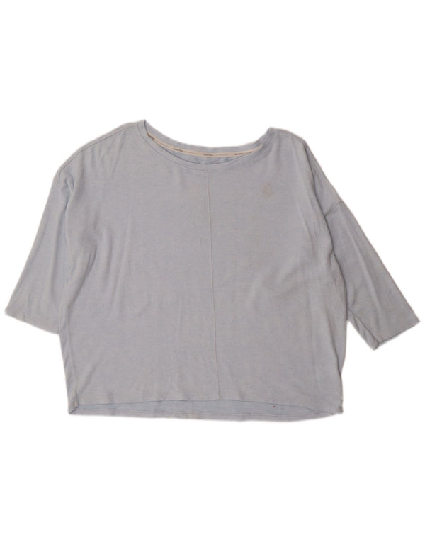 Calvin Klein ženski gornji dio s 3/4 rukavima UK 18 XL plava viskoza