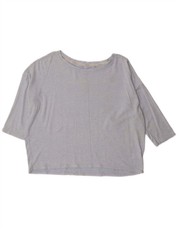 Calvin Klein ženski gornji dio s 3/4 rukavima UK 18 XL plava viskoza