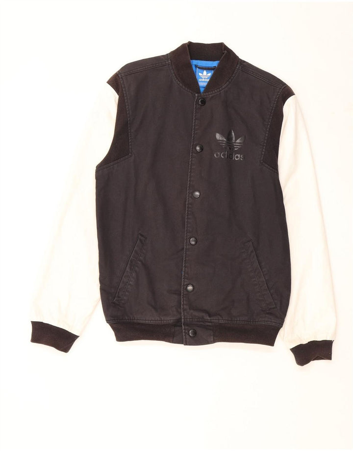 Adidas muška sveučilišna jakna Graphic UK 38 srednje crna pamuk u blokovima