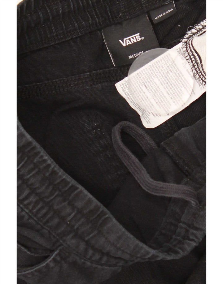 Vans muške ravne kargo hlače srednje veličine W32 L28 crni pamuk