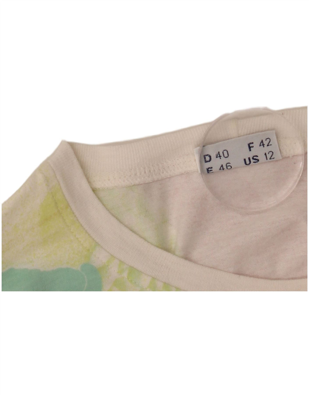 SERGIO TACCHINI Ženska majica s grafičkim motivima US 12 Large White Floral Cotton