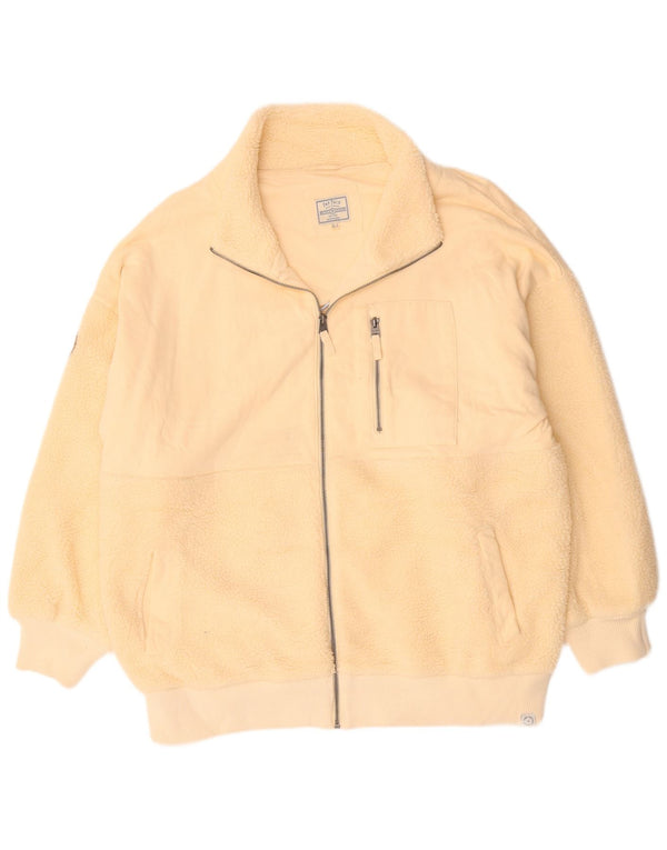 Fat Face ženska jakna od flisa UK 18 XL sivobijeli poliester