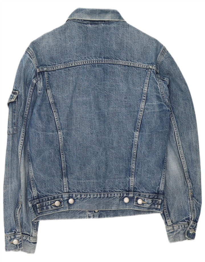 PICKWICK Ženska traper jakna UK 14 Srednje plavi pamuk