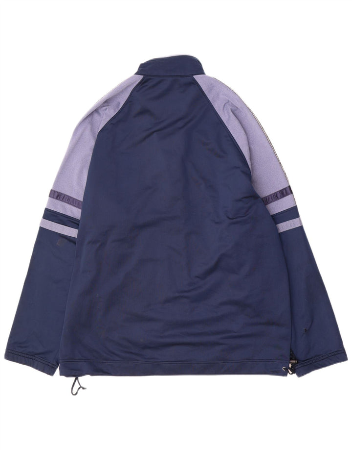 ASICS muška trenirka s grafičkim motivima, gornja jakna XL tamnoplave boje